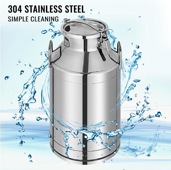 Hot Sell 20L 40L 50L Dairy Farm Stainless Steel Mini Milk Cans