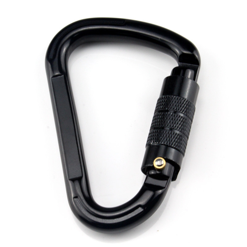 Top selling outdoor climbing heavy duty aluminum lock carabiner for sale