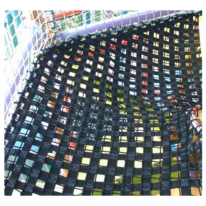 Heavy duty CE standard webbing climbing cargo net loft net with factory price