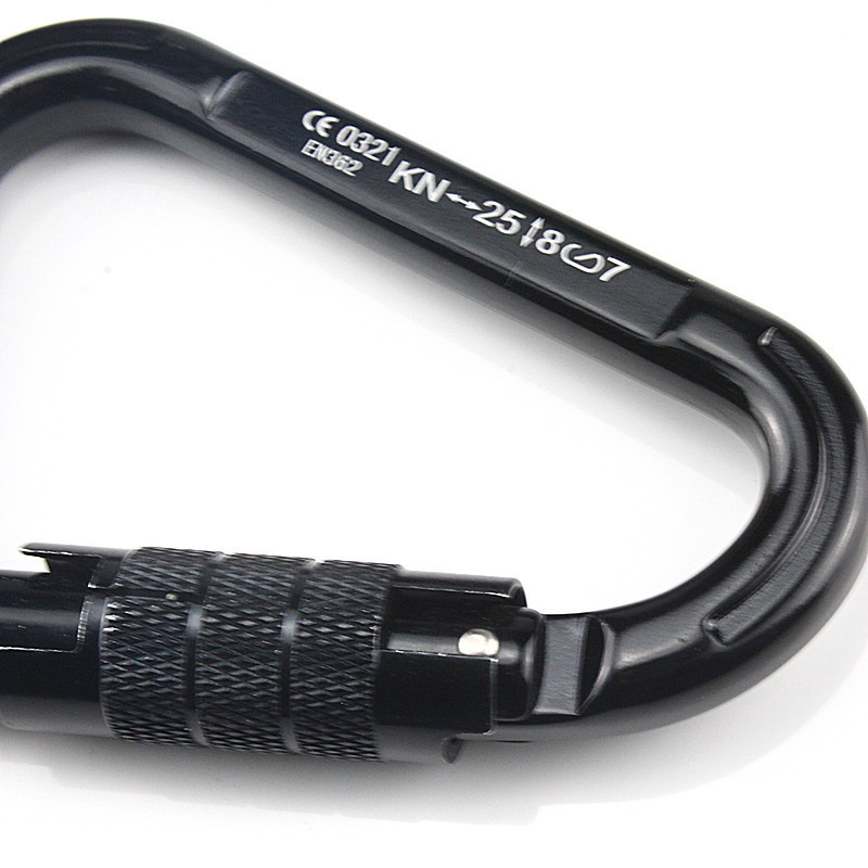 Top selling outdoor climbing heavy duty aluminum lock carabiner for sale