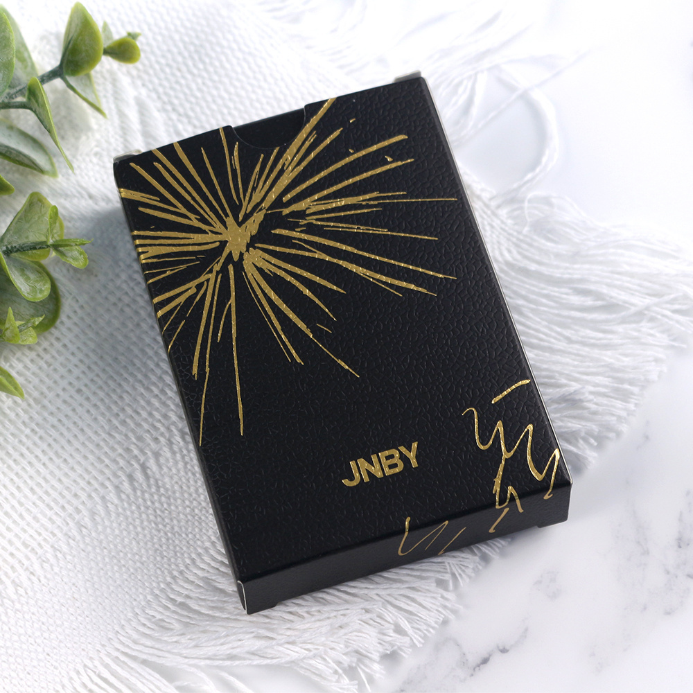 Custom Printing High Quality poker Cards Black Poker Gold Edge Playing Cards