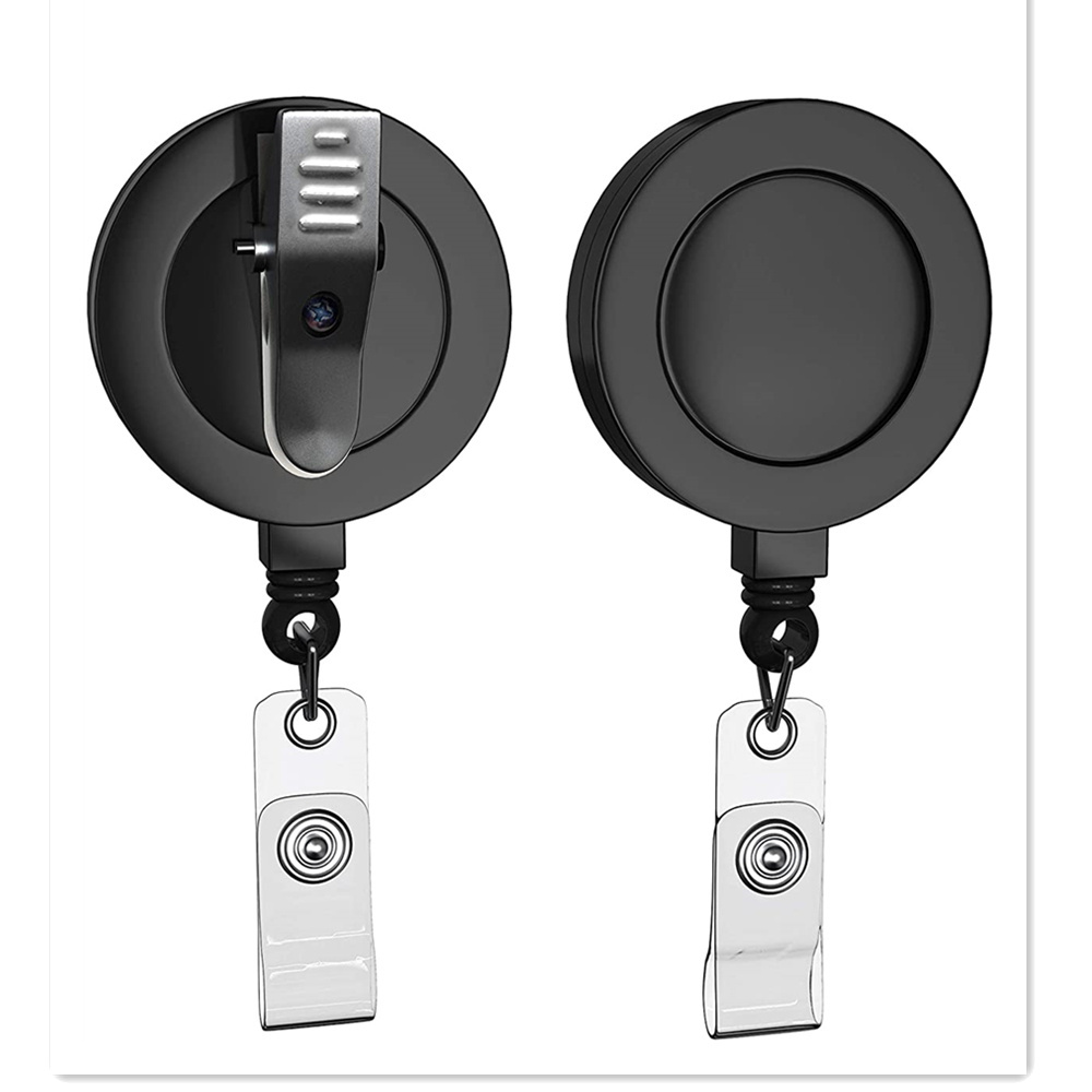 Retractable Badge Reel Holder Wholesale Customized Sublimation Plastic Name Tag Cute yoyo Badge Clip With id Card Holder