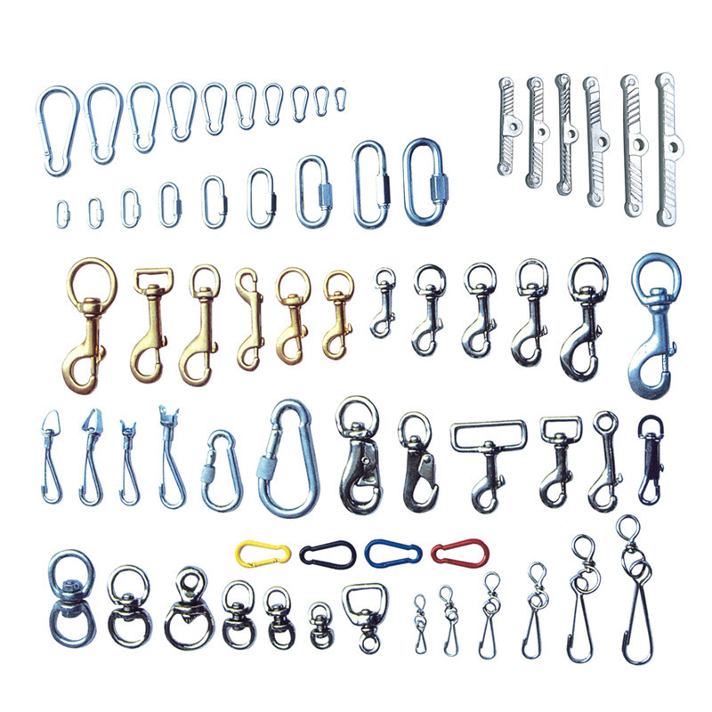 Rigging hardware steel new multifunctional carabiner heavy duty connector screw locked quick link