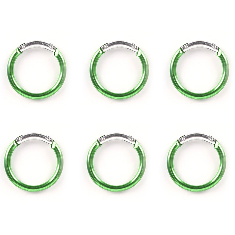 Metal Round Spring Carabiner Hook Key Clips for Belt Loop,Water Bottle,Backpack