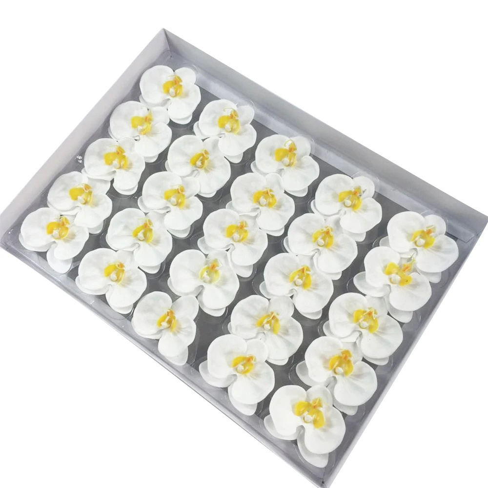 INUNION New Korean Orchid Soap Flower Gift Box Flower Bouquets Making Decorative Flower