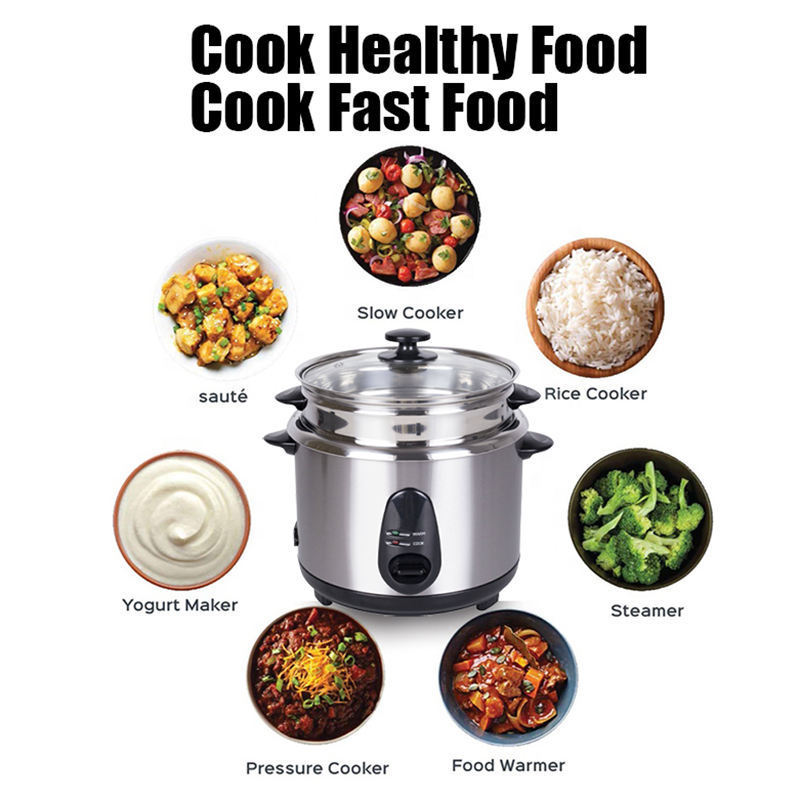 National Digital Electrical Multicooker Stainless Steel Shell Multi Electric High Presser Pot 7 Litre Pressure Rice Cooker