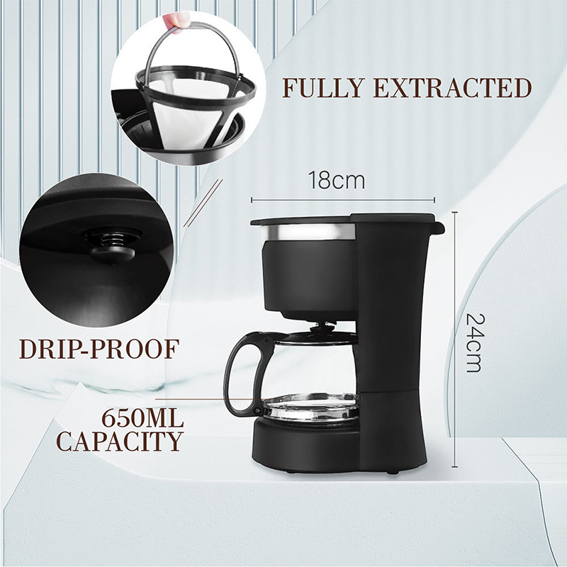 CF09 Moquina Drip Coffee Machine Electrica  Multi-function Automotica Profesional Maquina De Cafe Drip Coffee Maker Cafetera