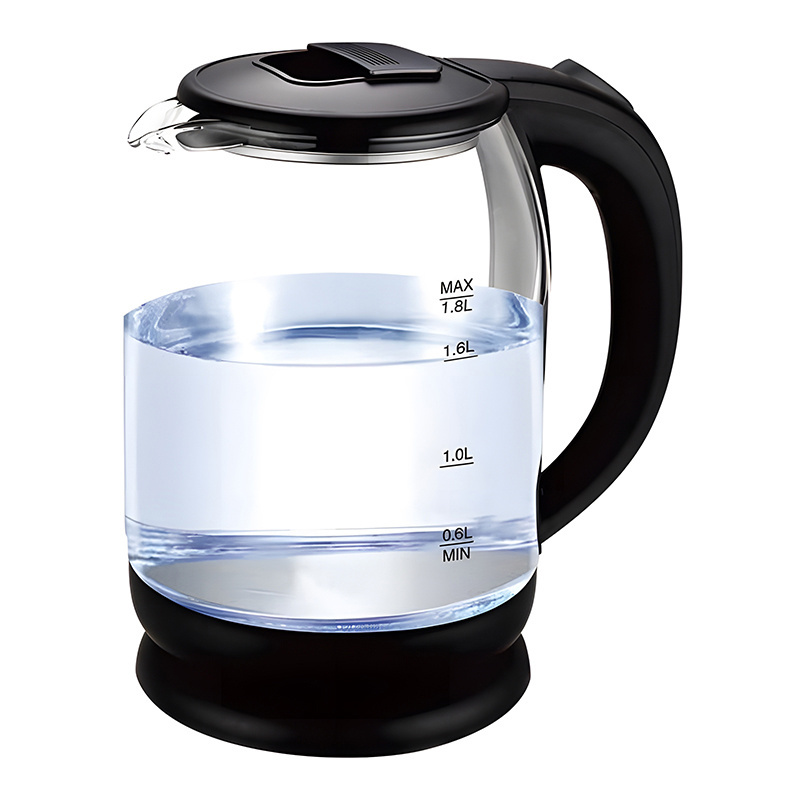 K127 Hot Sale 1.8L Home Kitchen Appliance Electric Cook Glass Kettle