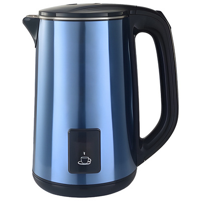 High Quality 2.5l 1500w Blue Portable Electric Water Kettle Household Stainless Steel Health Electric Tea Kettle