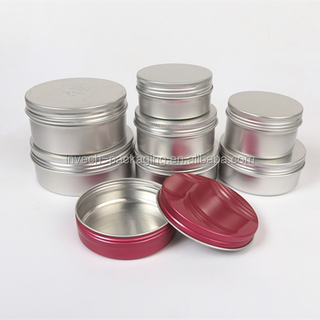 2oz aluminum tin container for hair wax and pomade,shoe polish tin can