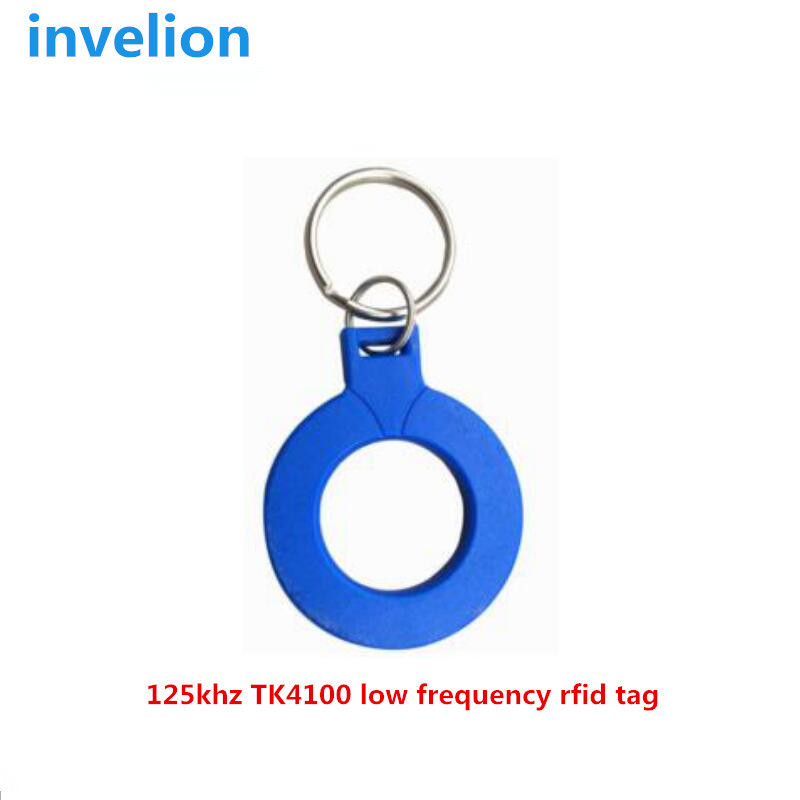 passive TK4100 chip Keyfob Ring keychain Proximity ID tag 125Khz RFID Card key RFID Tag for personal door access control