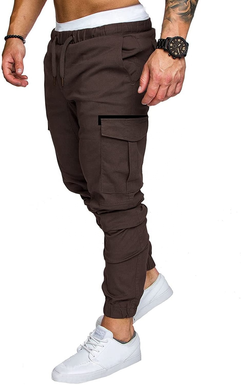 Mens Fleece Custom Jogger Wholesale Top Quality Cool Style 100% Soft Cotton Sweatpants Trousers / Pants Flat Front Regular