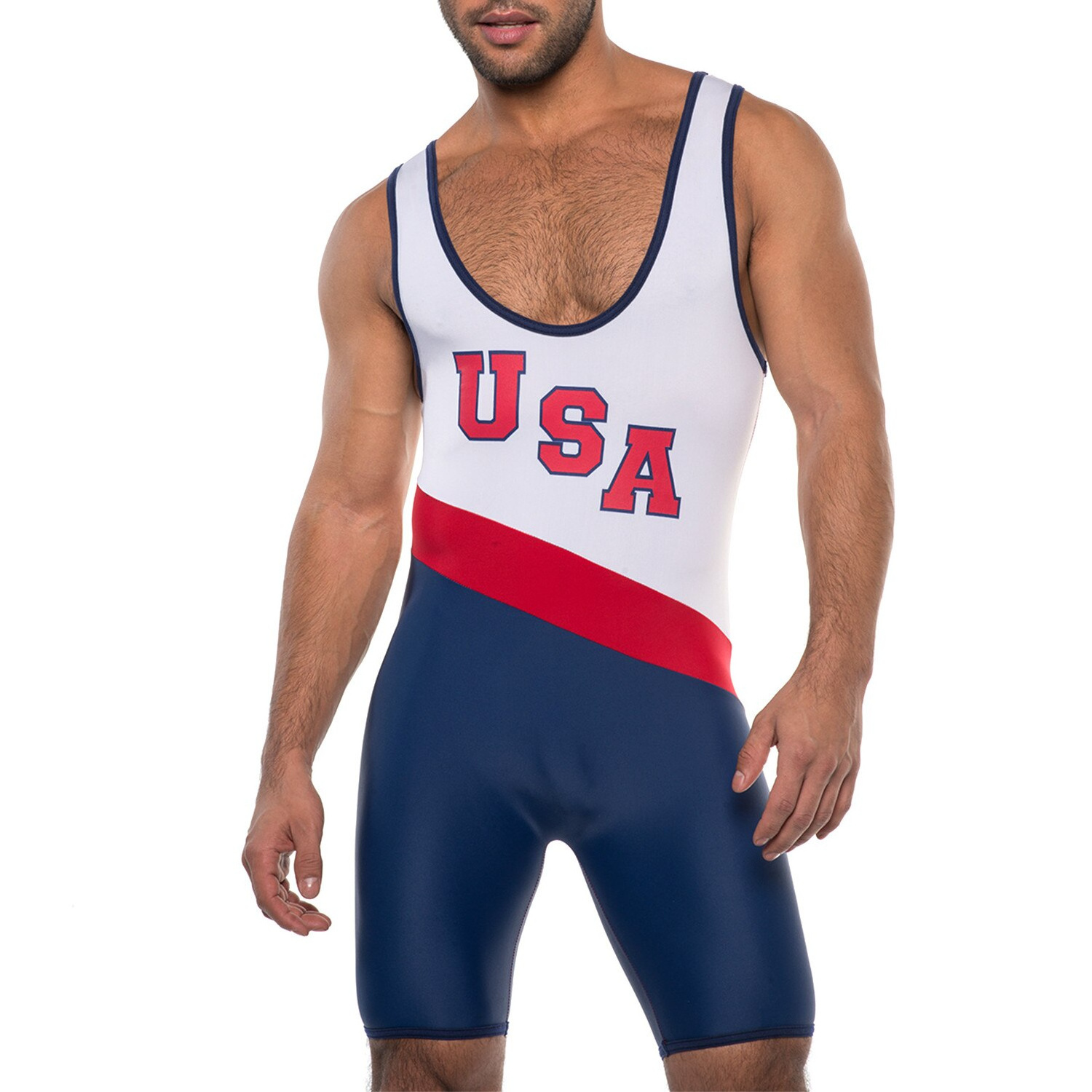 Chenille embroidery digital printing design Custom sublimation heat transfer oem wrestling singlets made in Pakistan