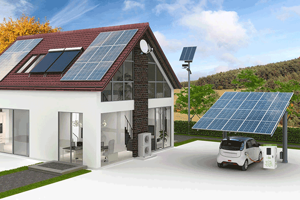 30kW Solar EV Charging Station for Electric Car Solar Carport Charging System for Home Using Personal Carport