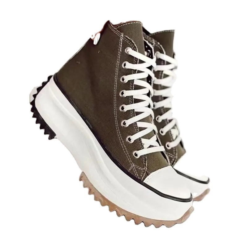 Premium Quality  High Top Thick-Soled Canvas Shoes For Women Fashion Footwear at Wholesale Prices from US