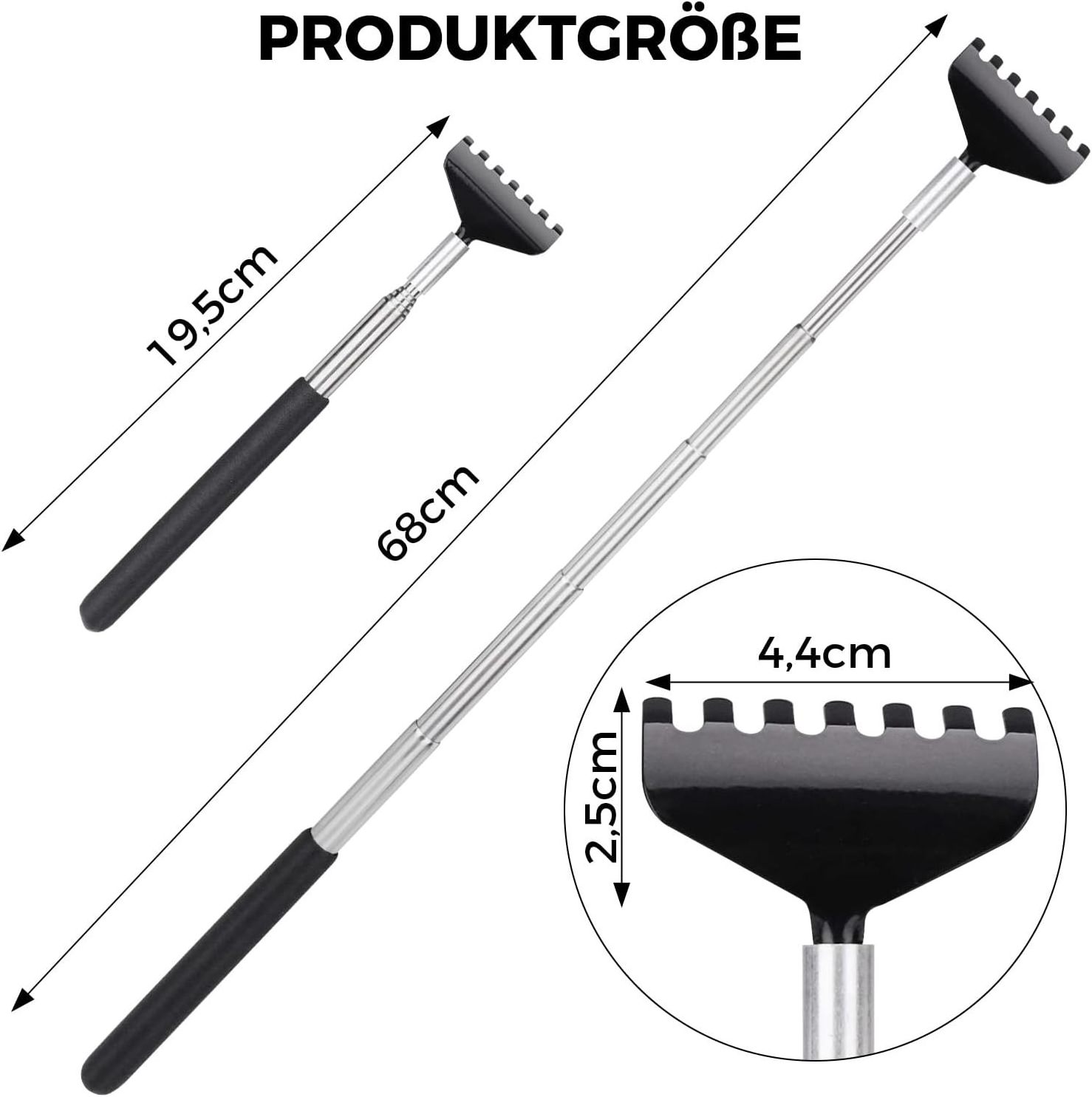 Best Quality Portable Stainless Steel Telescopic Back Scratcher Extendable Back Scratcher for Sale at Best Prices