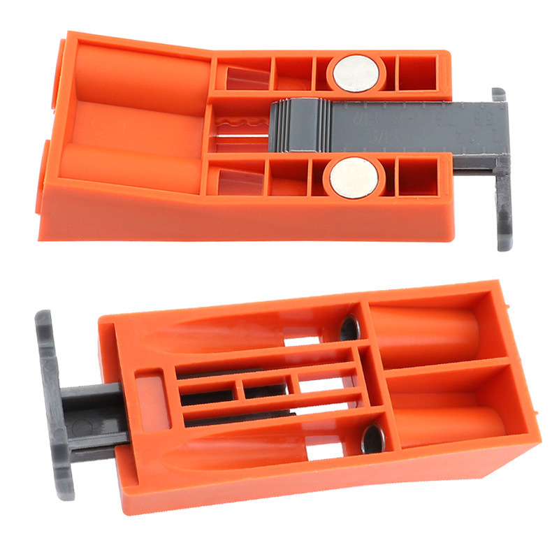 IVD-2319 Woodworking Oblique Hole Locator Drill Guide Set Pocket Hole Jig Kit Drill Guide Set Puncher With Hole Locator Fittings