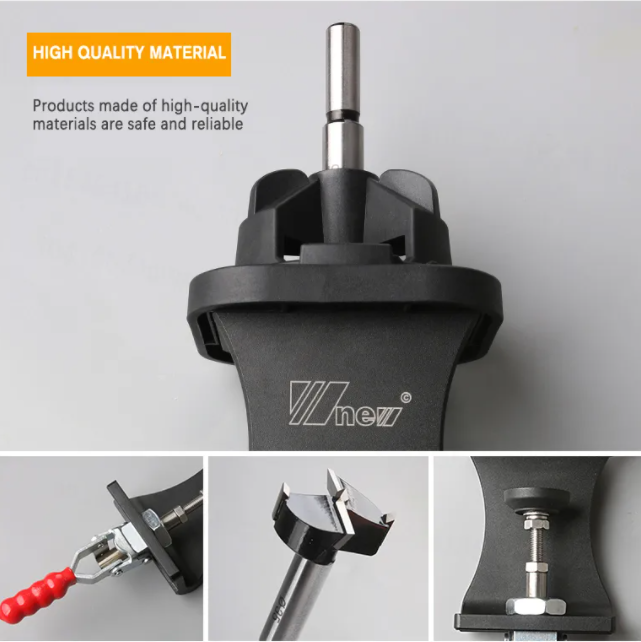 IVD-3004 One-body 35MM Hinge Jig Boring Hole Precision Drill Guide Cabinet Hinge Locator Drilling Hole Opener Tool