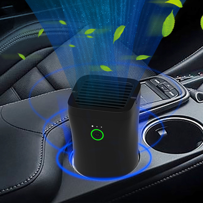 High Quality Small Powered Usb Smoke Cleaner Ionizer Mini Hepa Filter Car Air Purifier Freshener