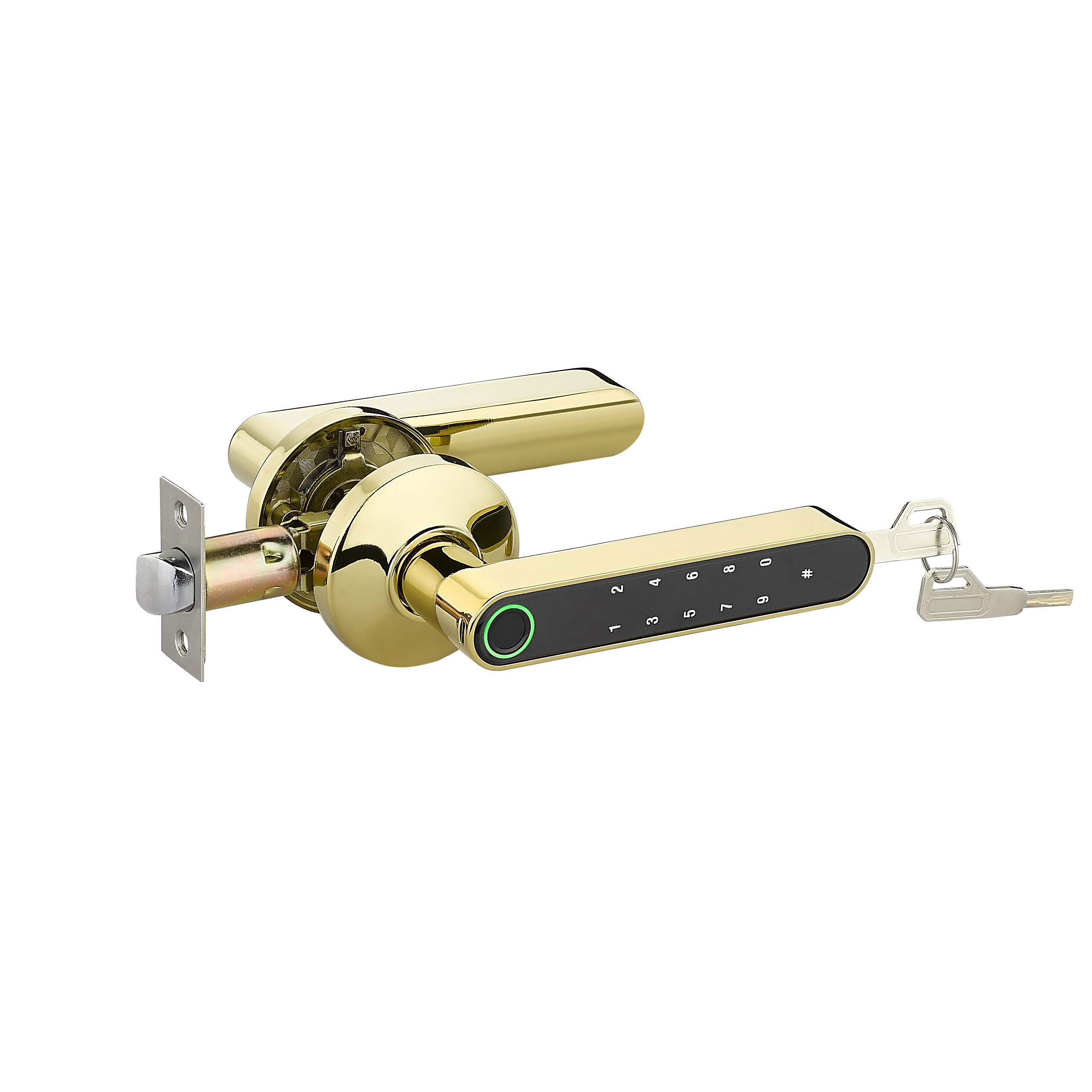 Fingerprint Pin Code Lock App Open Lock Apartment Deadbolt Hotel Lock