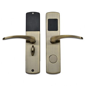 Zinc Alloy Smart European Mortise card Lock With Narrow Panel