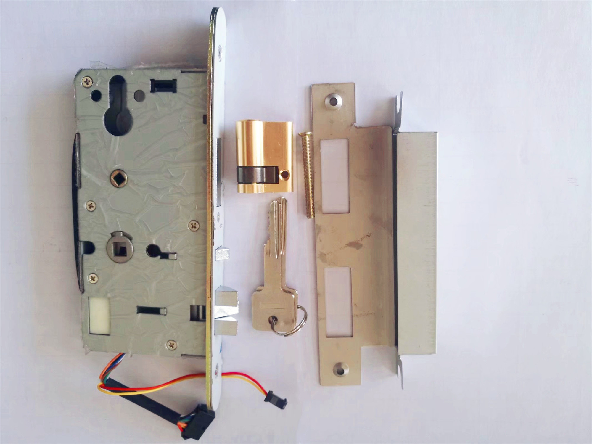 European standard electronic door lock mortise parts digital cylinder and lock case