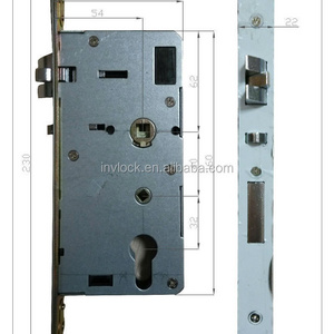 European standard electronic door lock mortise parts digital cylinder and lock case