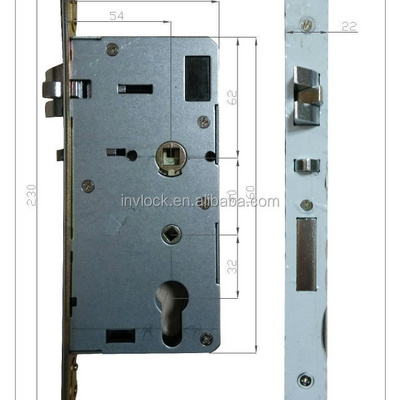 European standard electronic door lock mortise parts digital cylinder and lock case