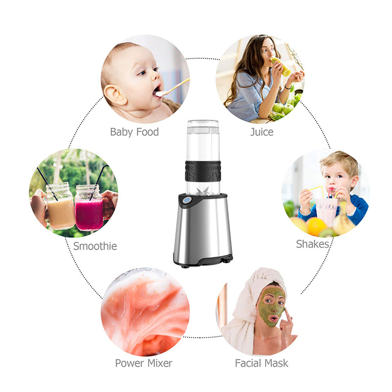 2 in 1 Juicer Blender   with Stainless Steel blade Food Mixer Blender