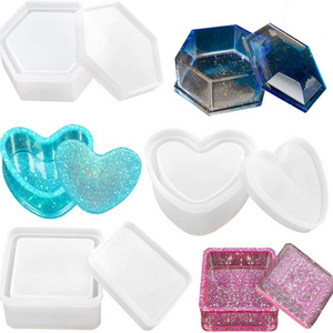 Custom Designs Silicone Resin Molds Epoxy Mold for DIY Jewelry Holder Decorative Tray