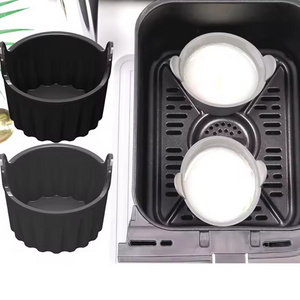 Hot Sale Creme Brulee Silicone Egg Mold Mini Silicone Ramekins for Air Fryer Egg Poacher