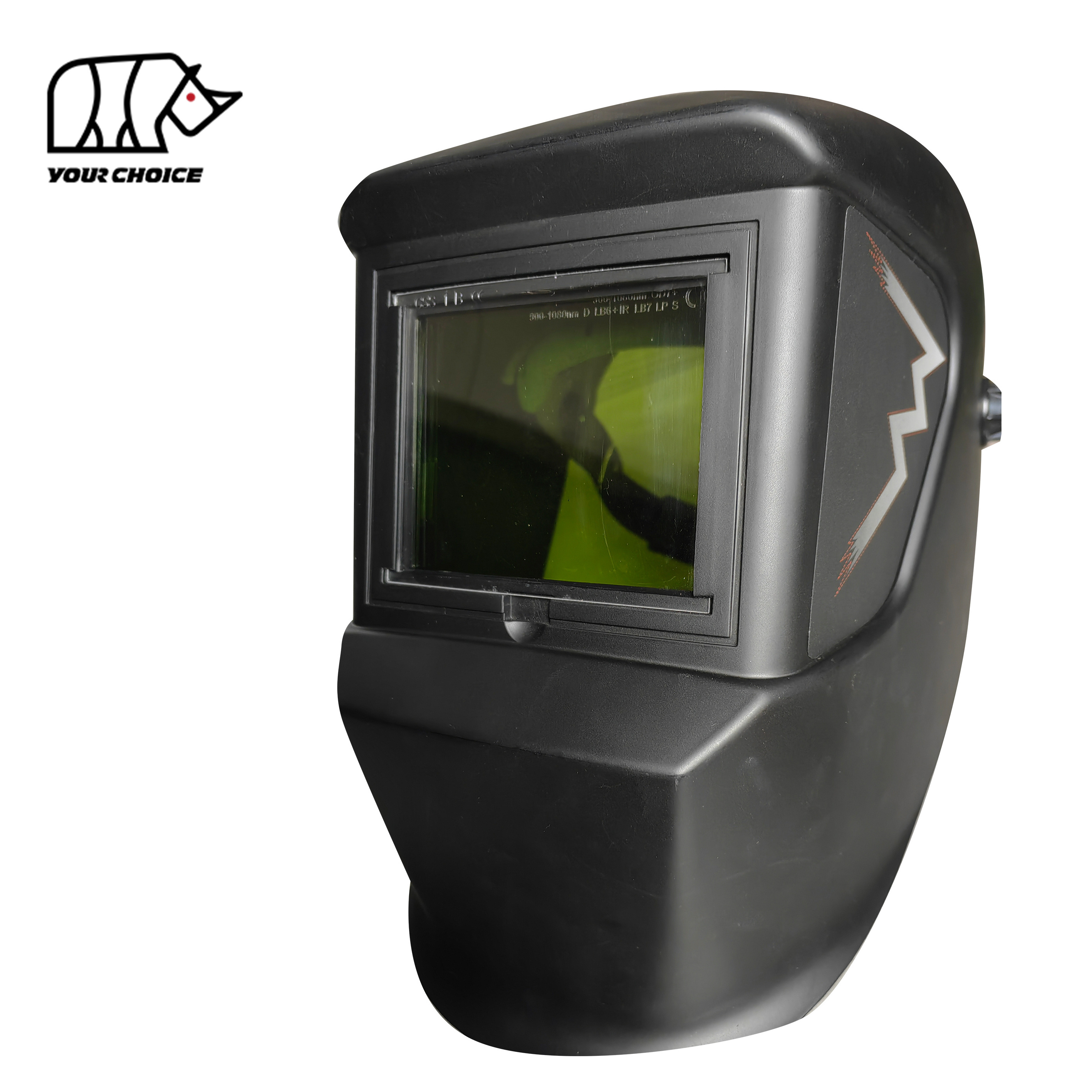 INWELT Custom Safety 2-in-1Eye Protection MIG TIG Solar Auto Darkening Fiber Laser Welding Helmet