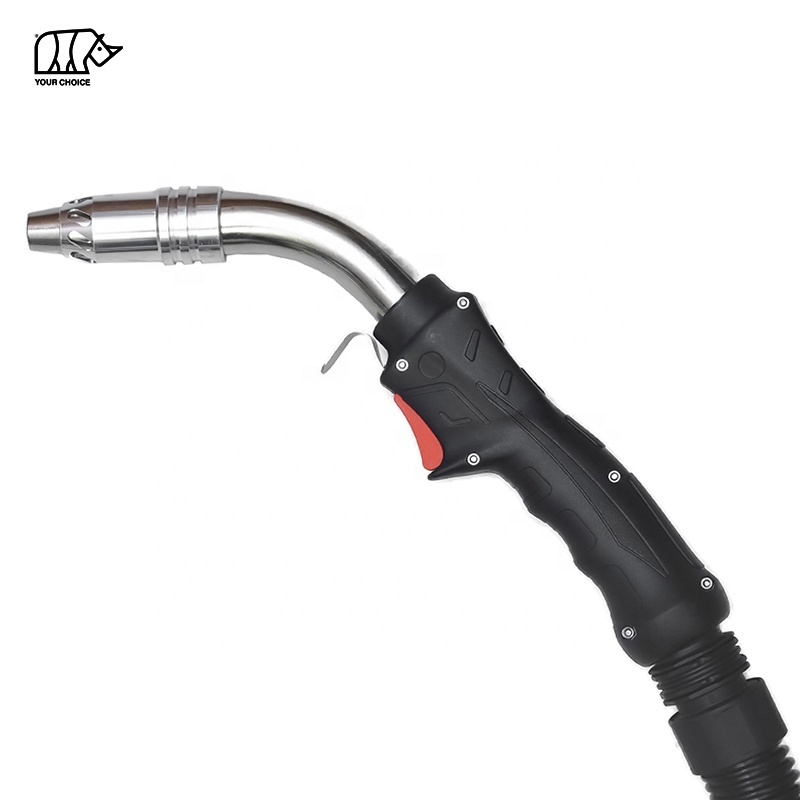 INWELT Chinese Manufacturer Environmental Protection Welding Fume Gun IW340 Pana Connector MIG Fume Extraction Welding Torch