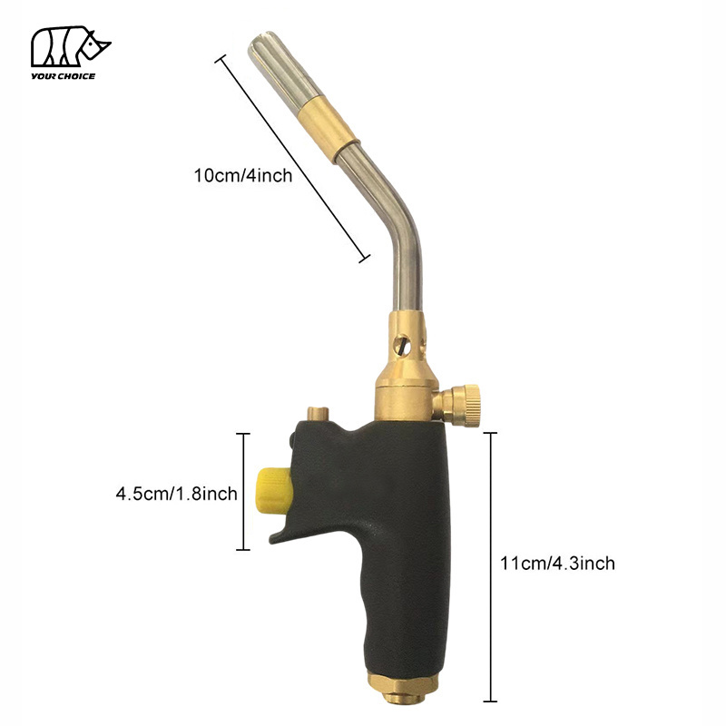 Hot Gas Heat Torch Flame Brazing Lpg Burners Heating Weed Gas Mapp Propane Welding Torch