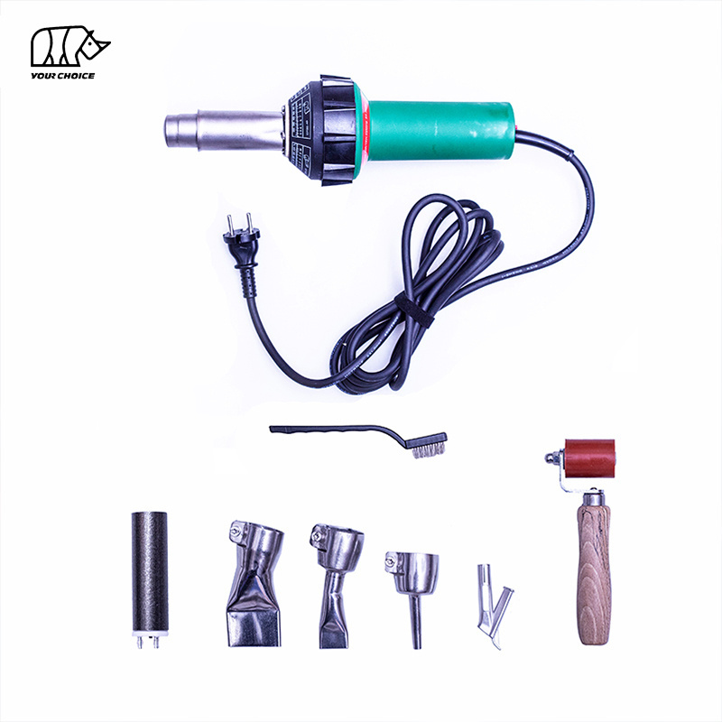 INWELT  New Arrivals Industrial Portable PVC Floor 1600W Welder Soldering Hot Air Plastic Heat Welding Gun