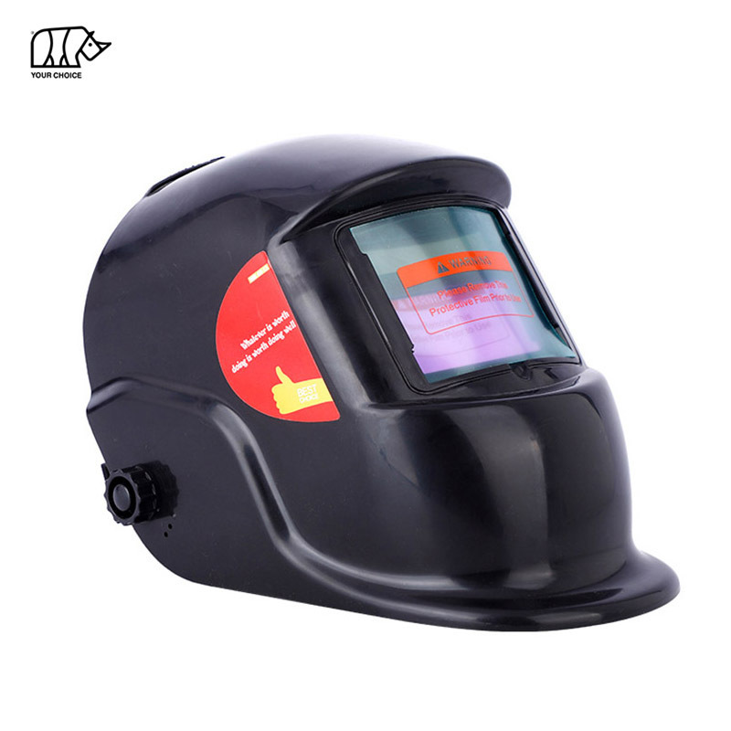 INWELT Cheap PP Material Protective Lens Solar Auto Darkening Welding Face Mask Helmet for MIG TIG Stick Welding