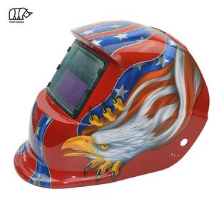 INWELT Cheap TIG Stick Solar Powered Auto Darkening OEM Decals Welding Hood Helmet