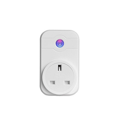 OPEU-002 UK 10A Wifi Smart Switch Power Plug Socket 220V Wireless Light Outlet Timer Remote Control Support Alexa Google Home