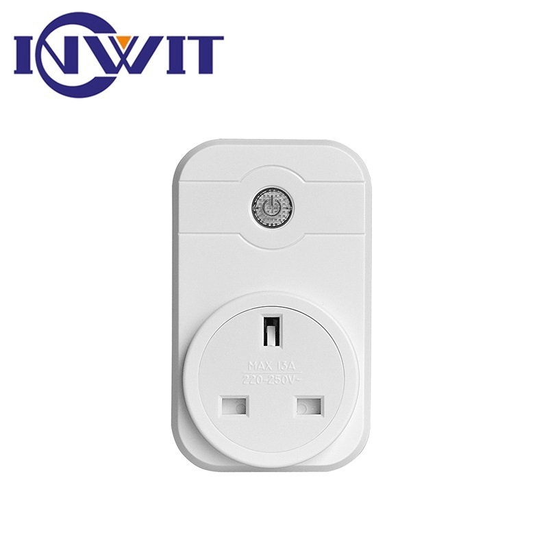 OPEU-002 UK 10A Wifi Smart Switch Power Plug Socket 220V Wireless Light Outlet Timer Remote Control Support Alexa Google Home