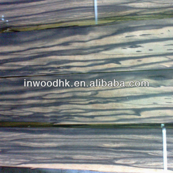 Crown cut and wild grain Ebony Wood Veneer