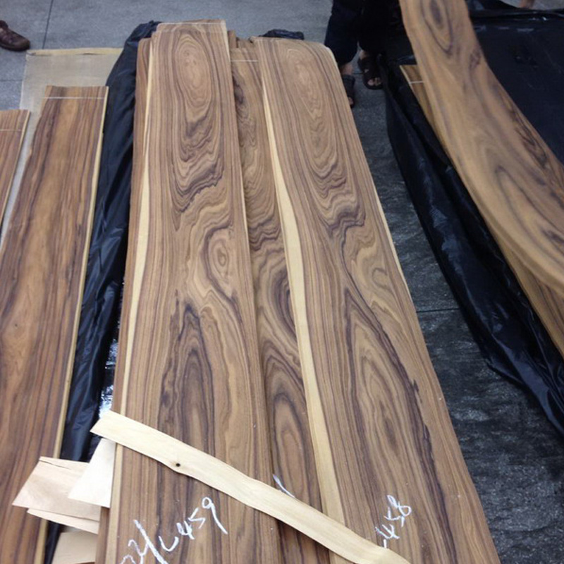 Sliced Brazil Santos Rosewood Wood Veneer For Decoration