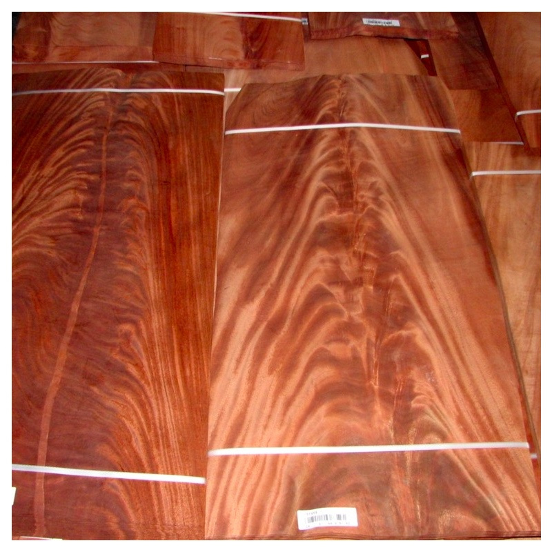 Natural African Mahogany Crotch Wood Veneer for Fancy Hotel Decoration