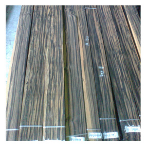 Crown cut and wild grain Ebony Wood Veneer