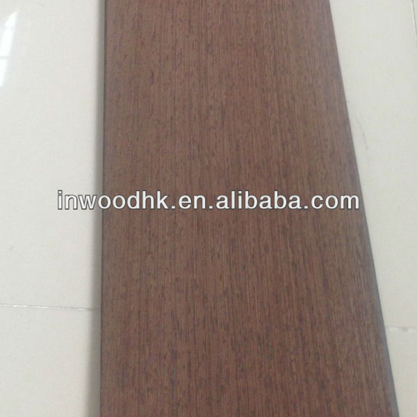 Natural Wenge Wood Veneer for bedroom furniture