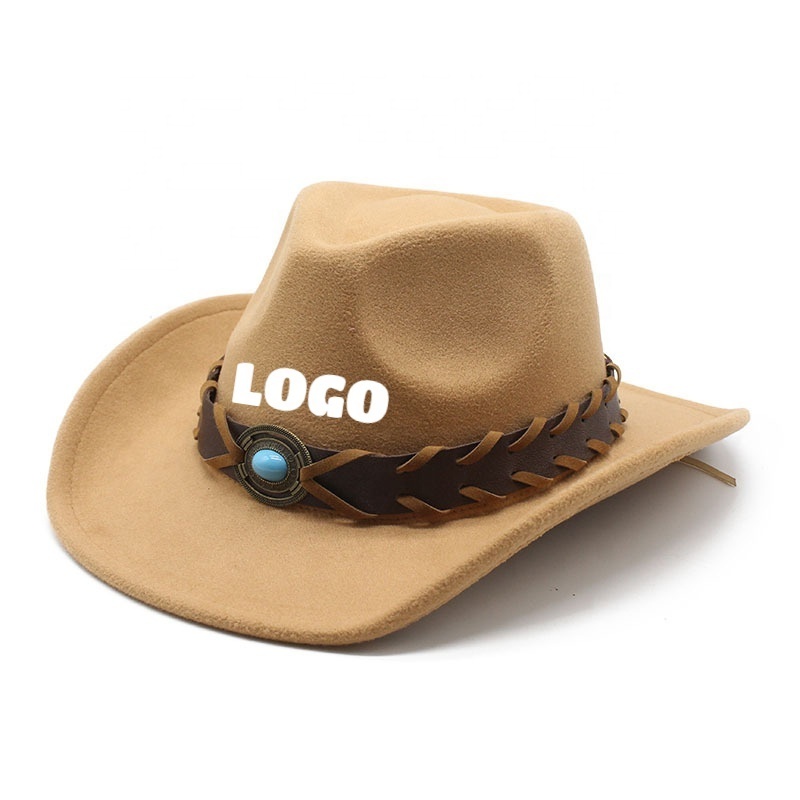 OEM ODM luxury high quality fashion jazz wool sombreros outdoor china plain felt fedora cowboy hat