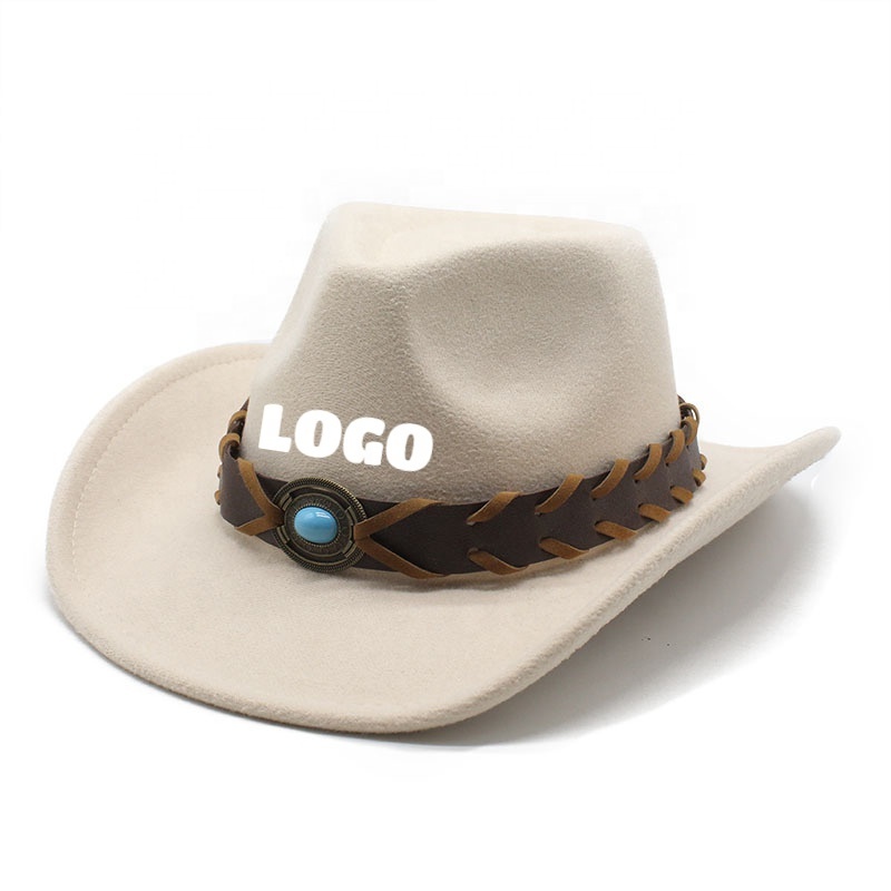 OEM ODM luxury high quality fashion jazz wool sombreros outdoor china plain felt fedora cowboy hat