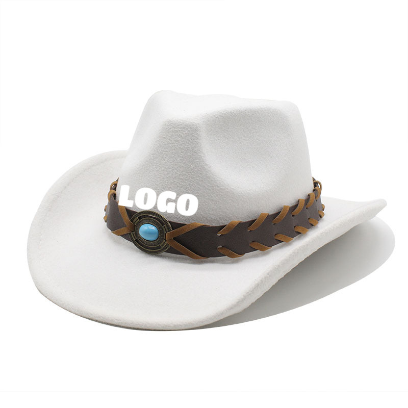 OEM ODM luxury high quality fashion jazz wool sombreros outdoor china plain felt fedora cowboy hat