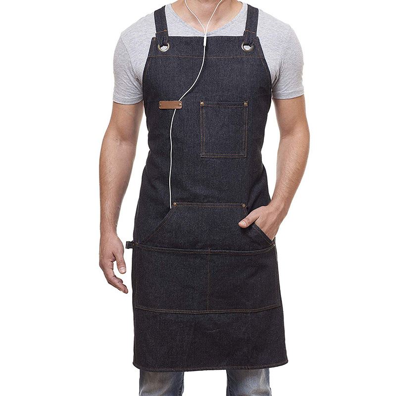 Men & Women Canvas Work Heavy Duty Tool Apron With Hanging Loop Multiple Pockets