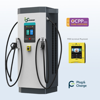 Iocharger 60kW 120kW 180kW DC EV Fast Charging Station Commercial CCS CCS2 GBT CHAdeMO Electric Car Charging Station