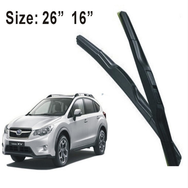 Factory Wholesale Best Seller Premium Quality Universal U Hook Wiper Blade Windshield Hybrid Wipers Silicone Wiper Blade